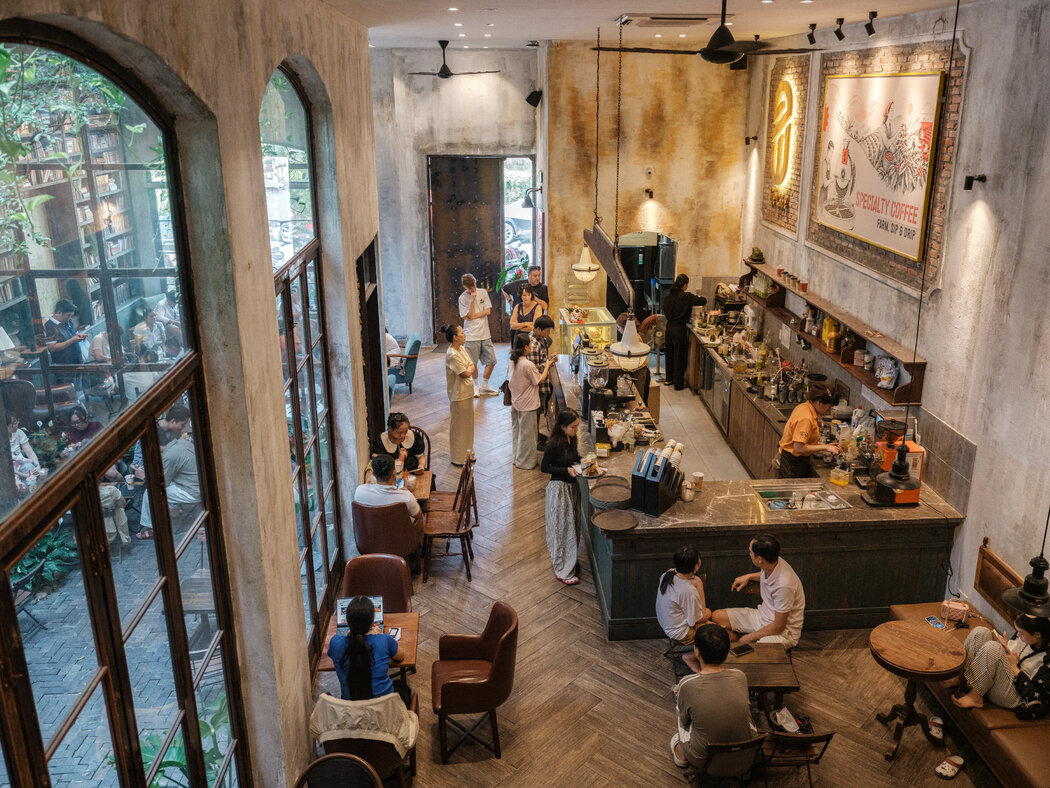 重新開業迎客的峴港Gé Cafe。