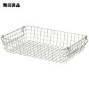 不鏽鋼收納籃2 約寬37×深26×高8cm【無印良品 官方直營】