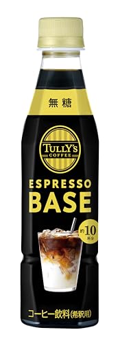 TULLY'S COFFEE 濃縮咖啡基底 無糖 稀釋咖啡 340ml×12瓶