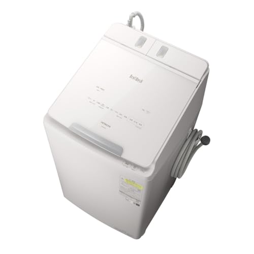 日立 タテ型洗濯乾燥機 洗濯9kg 乾燥5Kg BW-DX90J W ホワイト ビートウォッシュ 本体幅57cm 日本製 全自動洗濯機 [衣類長持ち]ナイアガラビート洗浄 頼れる洗浄力 速乾ビート乾燥 液体洗剤・柔軟剤自動投入 縦型