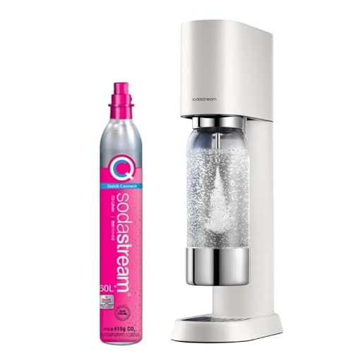 [官方] SodaStream enso 氣泡水機入門組｜主機 + 60L氣瓶1支 + 專用水瓶1支(1L)｜磨砂沙色 sodastream