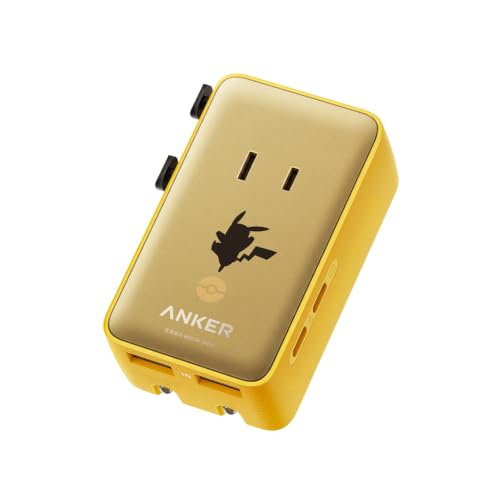Anker 旅行轉接頭 皮卡丘款 (5-in-1, 20W)