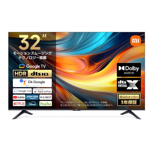 小米 Xiaomi TV A32 電視 32吋 Google TV 液晶電視 支援網路影片 Dolby Audio DTS-X 2026