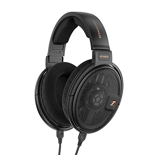森海塞爾 Sennheiser HD 660S2 耳機 – 發燒友級開放式耳罩耳機。具備深沉低音與精緻音質,適用於 PC、音樂、錄音室、遊戲、播客,有線耳機,高級黑色。