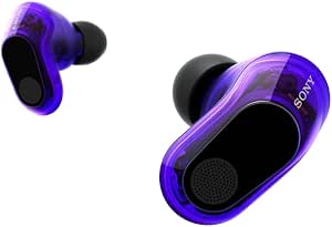 Sony 索尼 遊戲耳機 INZONE Buds:WF-G700N Fnatic監修/完全無線 / 低延遲2.4GHz無線連線 包括 USB Type-C收發器 / LE Audio對應/主動降噪/立體音響/最大約24小時電池/快速充電/帶麥克風/PS5 智慧手機 PC Switch 玻璃紫