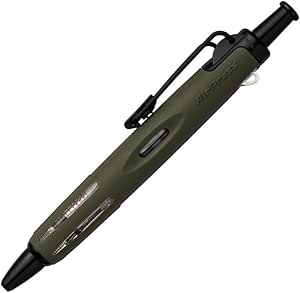 トンボ鉛筆 油性ボールペン 加圧式 エアプレス 0.7mm カーキ 1本 BC-APN62