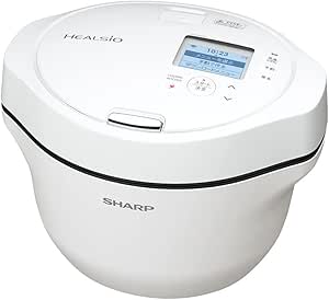 夏普Sharp HEALSIO Hot Cook 電烹鍋 無水鍋 1.6L 2~4人用 可與智慧手機聯動 白色 KN-HW16G-W