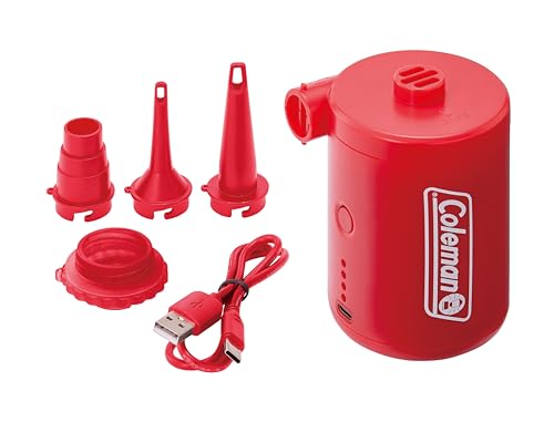 Coleman(コールマン) モバイルポンプ キャンプ アウトドア バーベキュー BBQ 空気入れ 火おこし 充電式 コンパクト 持ち運び ポンプ