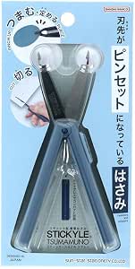 Sun-Star Stationery 棒狀剪刀 鑷子 史迪奇 海龜 藍色 S3722074