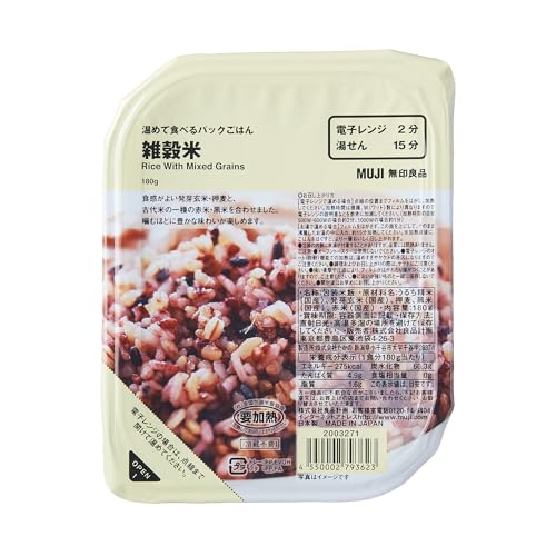 無印良品「加熱即食包裝飯 雜穀米」180g（1人份）