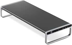 Elecom 宜麗客 擴充套件塢 12in1 顯示器支架 最大27英寸 PC供電 100W USB-C(30W供電)×2埠 黑色 DST-W08