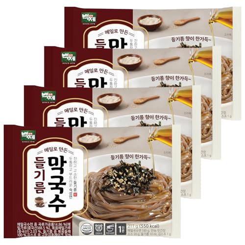 也推薦這個:荏胡麻油幕國手(韓式蕎麥拌麵) 211g×4袋 韓國冷拌麵 含蕎麥粉 不辣的韓國麵 韓國冷麵 拌麵