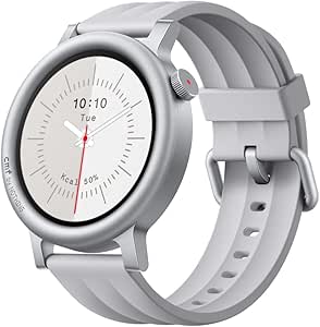 CMF by Nothing Watch 3 Pro 智慧手錶【1.43英寸AMOLED大螢幕・雙頻GPS・通話功能・13天電池壽命・120種錶盤支援・健康管理・IP68防水】支援日語 Nothing OS連線 男女通用 (淺灰色)