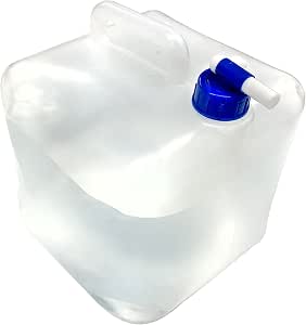 山善(YAMAZEN) 摺疊式水箱 10升 取水 露營 戶外 供水箱 防災用品 防災 供水 10L YWT-10