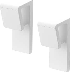 山崎實業 磁鐵 浴室墊 & 毛巾架 2個裝 白色 W3.5×D3.1×H8.5cm(1個) 塔 tower 軟矽藻土墊 收納 可晾乾 毛巾架 10612