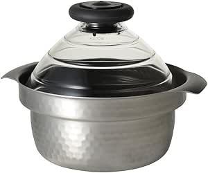 HARIO(哈里歐) 煮飯鍋 雪平 支援IH 1-3合用 銀色 雪平 禮物 贈禮 贈品 GIS-200