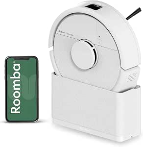 【超小型】Roomba(Roomba)Mini Slim 吸塵器&地板擦拭機器人 + SlimCharge 充電支架 (機器人吸塵器) iRobot)【擦拭兩用/僅主體簡單操作/世界最小的Roomba/LiDAR導航/動力升降吸引/地圖/Amazon.co.jp購買時12個月保修/F115260】 白色(SHIRO)