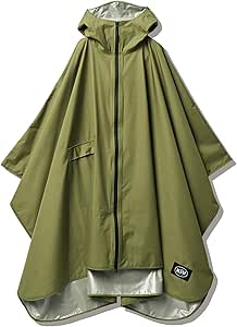 KiU【2024】KiU 雨披 日常 RAIN PONCHO wpc 防雨 防水 可摺疊 價效比 耐水10000 雨衣 大衣 雨衣 雨衣 雨披 戶外 露營 節日 運動 通勤 上學 梅雨 防災 大雨 帥氣 可愛 腳踏車 男士 女士 日本品牌 卡其色 K319-906