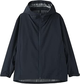 無印良品 夾克紳士 透溼防水連帽夾克男