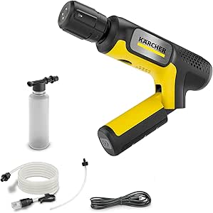 Karcher Karcher 無線高壓清洗機 OC Handy Compact CB USB-C充電式(推薦10W以上) 無需連線水道/結實的軟管 高效能4合1噴嘴 電池一體型 可使用塑膠瓶簡單設定/手持式 行動式 輕量/洗車 陽臺 玄關1.328-125.0