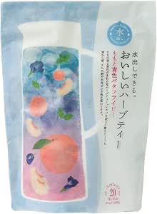 生活之樹 可泡水。美味的草本茶桃與藍色蝴蝶茶包(20支裝)