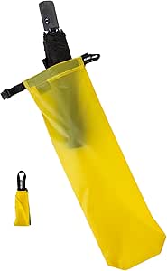 [ aso ] 傘袋 摺疊傘用 防潑水 防水 耐髒 超輕 約20克 日本製造 雨傘套 Regile buckle pouch 雷吉爾 帶扣 小包 黃色 ze-v311-ye