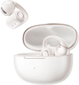 SHOKZ OpenDots 2 耳夾 無線耳機 開放式耳機 耳機 升級的Dolby Audio 長達40小時播放 Bluetooth 6.1 IP57防塵防水 AI降噪通話 抑制漏音 軟矽膠材質 EQ定製 絲錐・旋鈕操作 適用於工作/運動 支援無線充電 多點連線 左右無區別 珍珠白