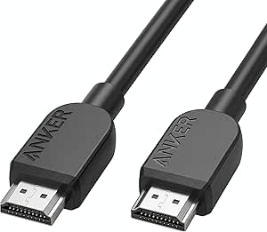 Anker HDMI 電纜 (8K) 0.9m HDMI 2.1 8K(60Hz) 4K(120Hz) 48Gbps DynamicHDR 支援 PS5 Xbox Series X/S A