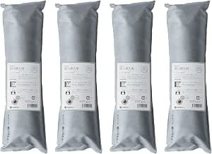 出雲碳 炭八 壁櫥用 4件套 北歐灰 (12cm×45cm×厚度7cm 內容量3L) 調溼木炭 除溼 防潮 對策