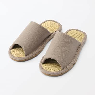 無印良品 燈心草拖鞋・前開口