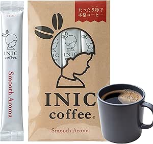 ［最受歡迎！經典口味］INIC咖啡 Smooth Aroma 速溶 12杯 イニック咖啡 咖啡 速溶 粉 禮物 禮品