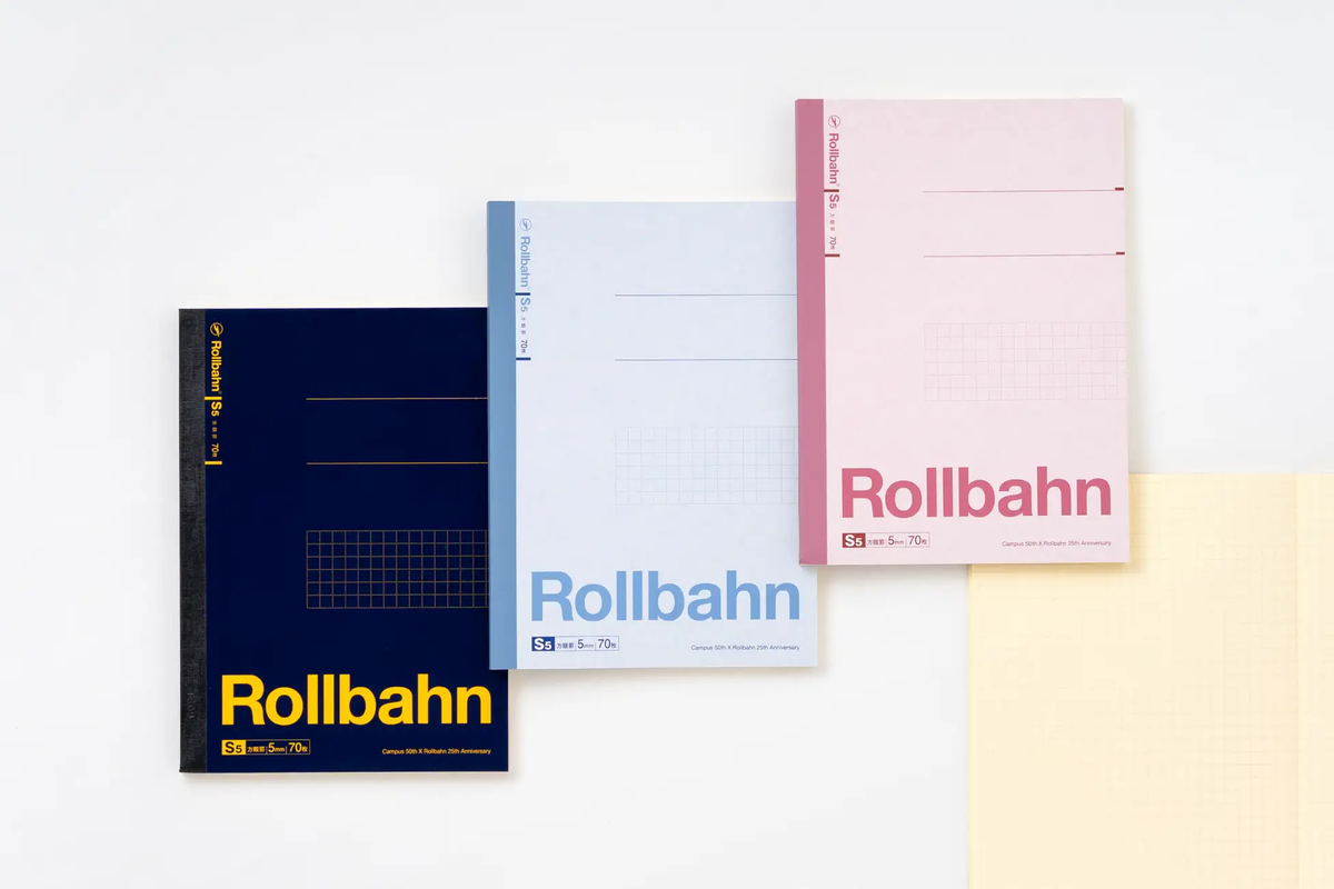 印有Rollbahn標誌的Campus筆記本
