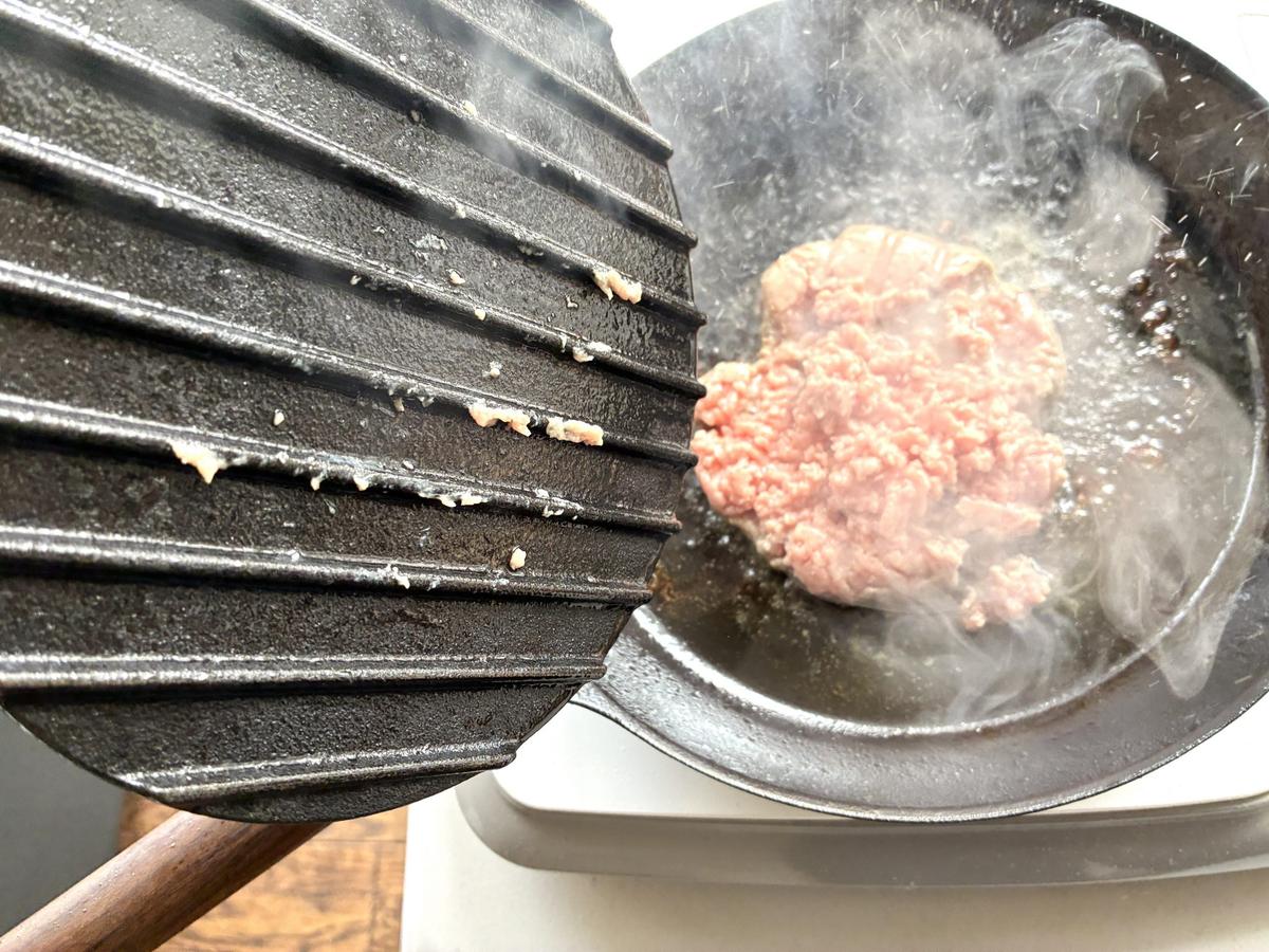 Amazonベーシック 肉プレス丸型