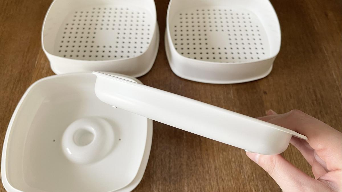 「二品作れるレンジせいろ蒸し器 小」