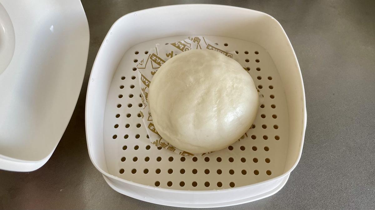 「可以同時做兩道菜的微波爐蒸籠 小」