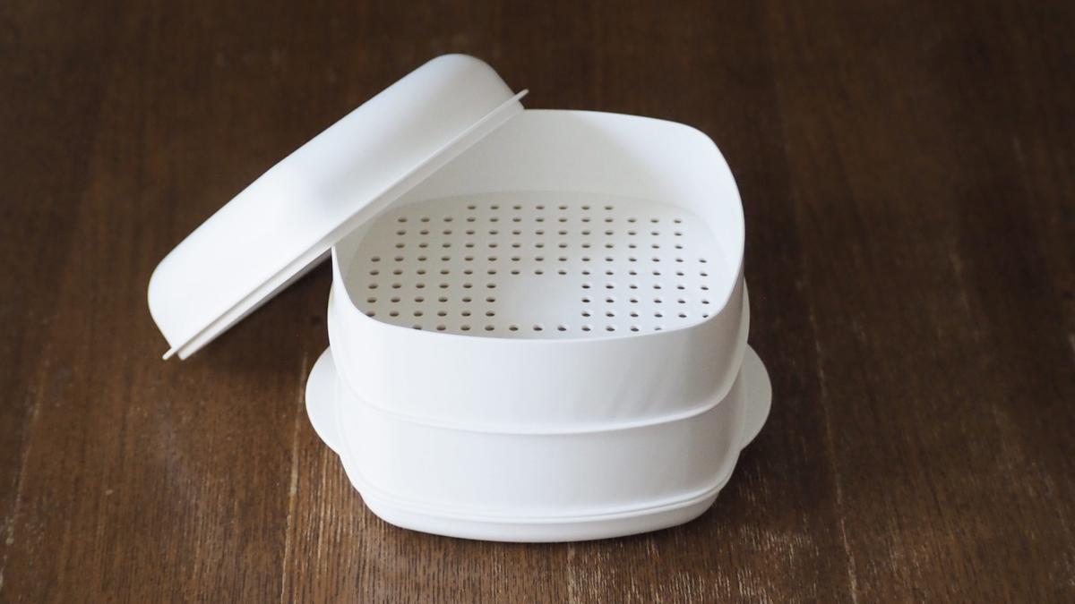 「二品作れるレンジせいろ蒸し器 小」