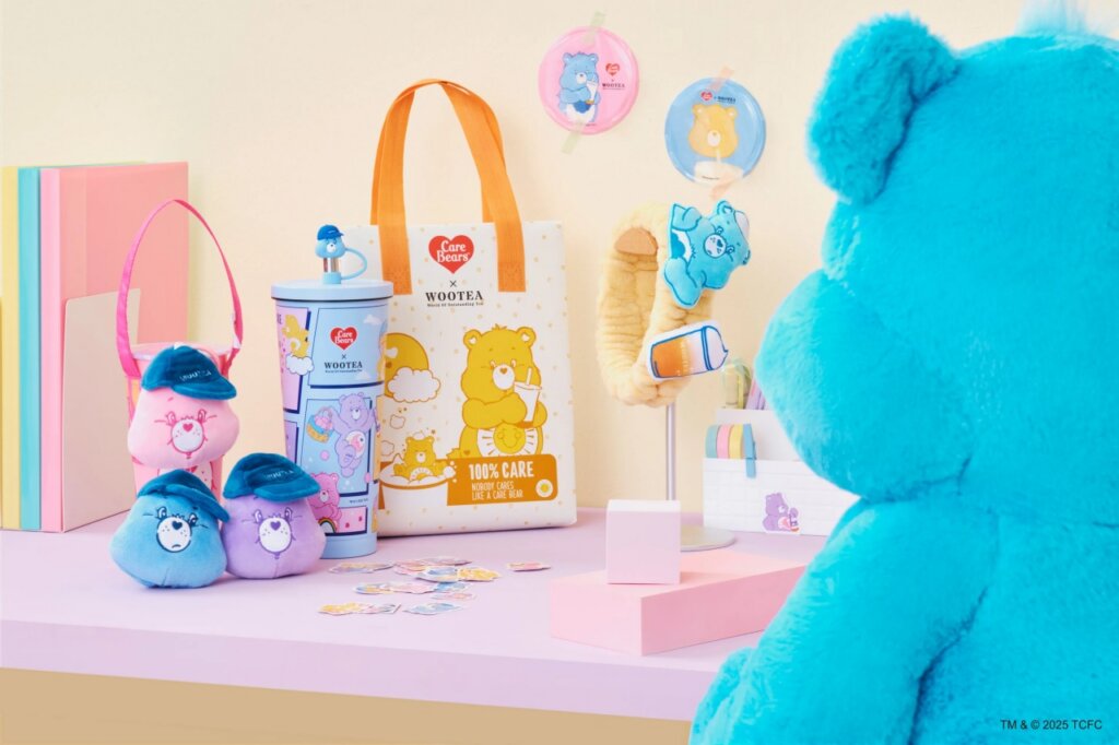 喝飲料收萌周邊!「五桐號 x Care Bears」聯名新品一次看:熊熊髮帶、飲料提袋可愛盲盒滿額加購