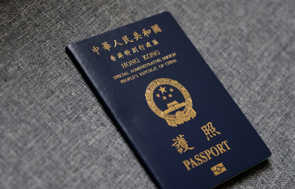 The Hong Kong passport. Photo: Fung Chang