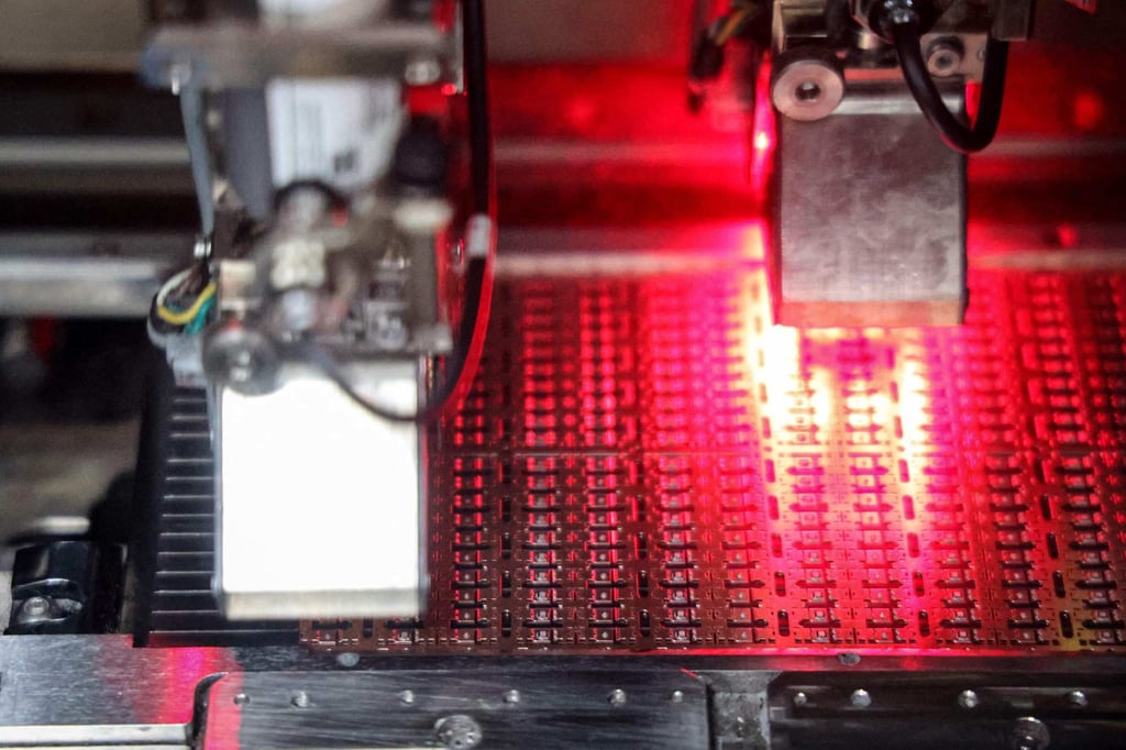 China is striving for semiconductor self-sufficiency amid a tech war with the US. Photo: AFP