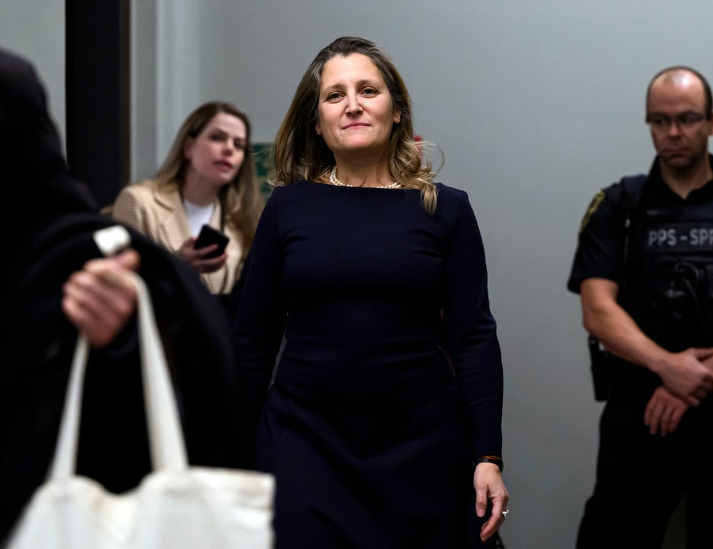 Former finance minister Chrystia Freeland. Photo: The Canadian Press via AP
