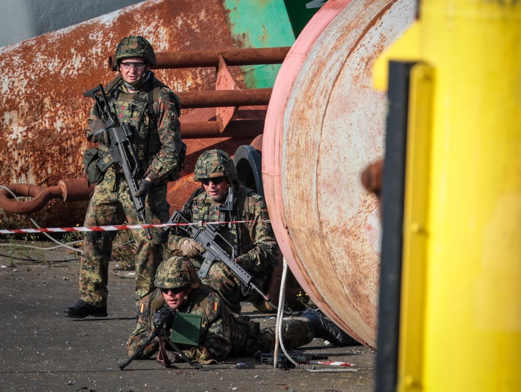 German homeland security soldiers. Photo: dpa