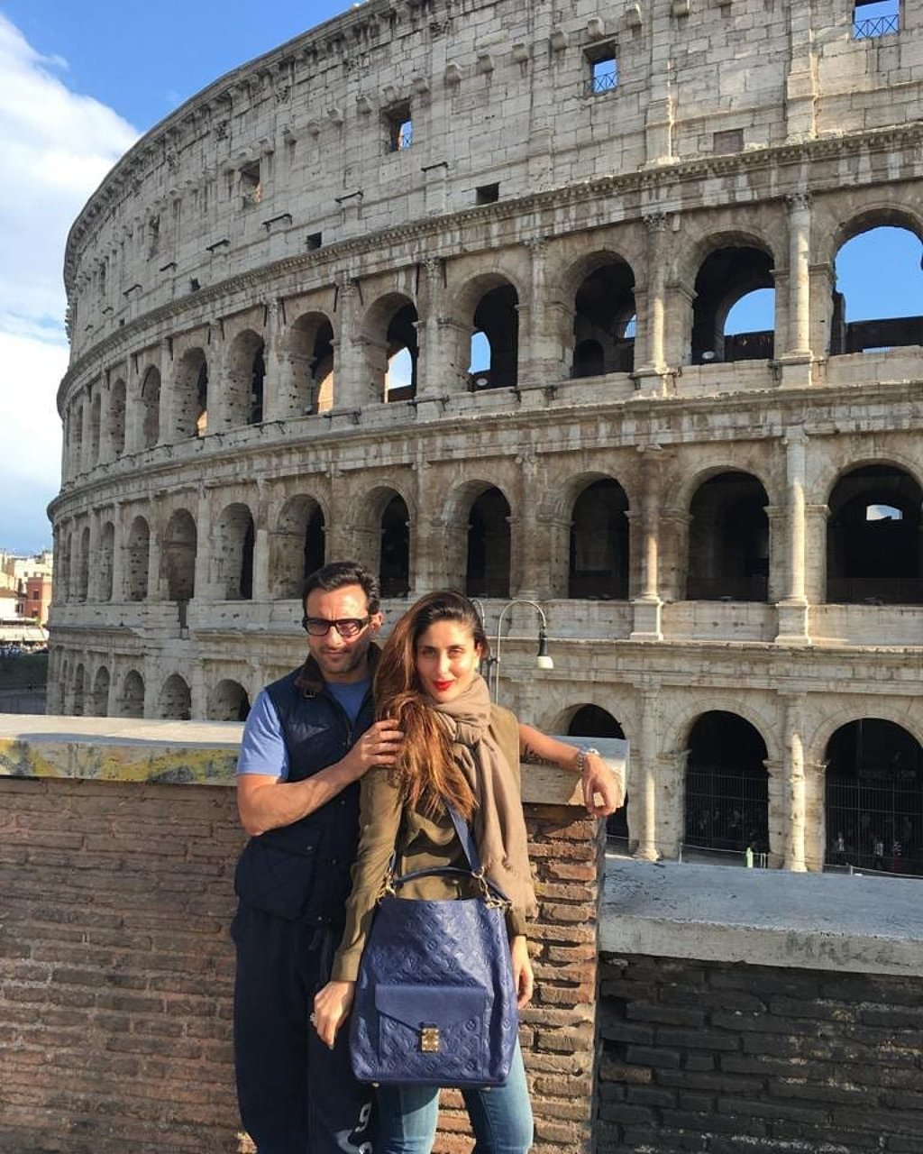 Saif Ali Khan on holiday with his wife Kareena Kapoor-Khan. Photo: Instagram/kareenakapoorkhan