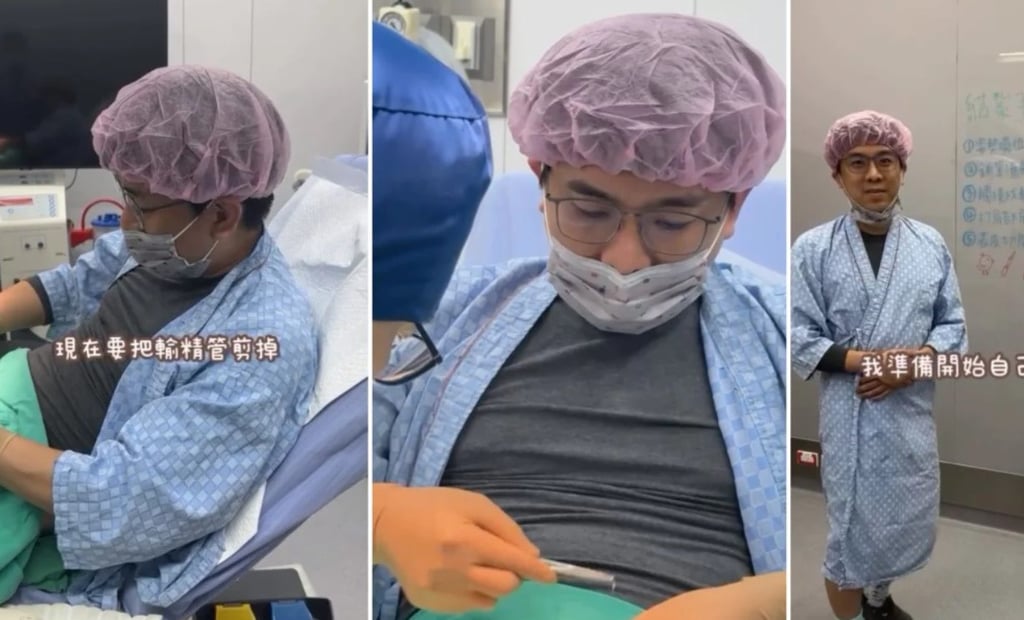 Chen Weinong talked watching viewers through the 11-step procedure. Photo: Instagram/@docchen3