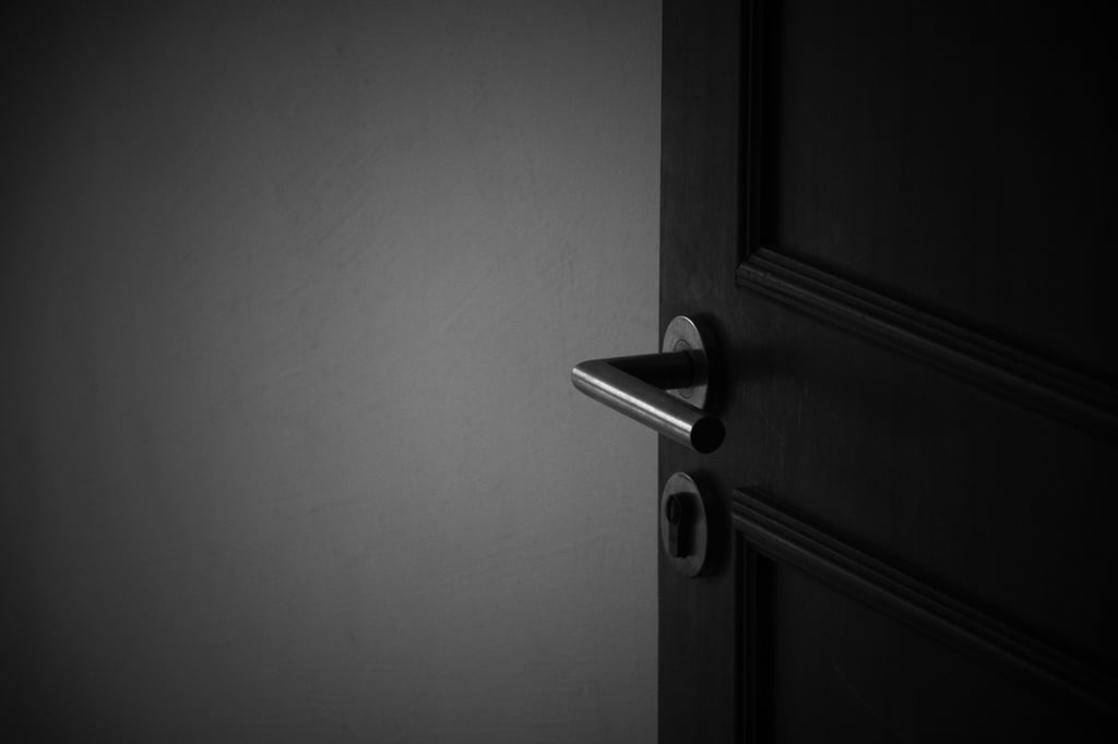 A secret door the homeowner had not seen before led to the underground living quarters. Photo: Shutterstock