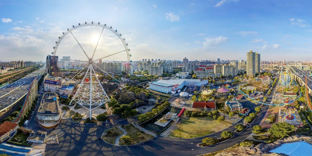 Shanghai’s Jinjiang Action Park, which opened in 1984 and spans 103,000 square metres, will be closed until 2027 as it undergoes renovations. Photo: Handout