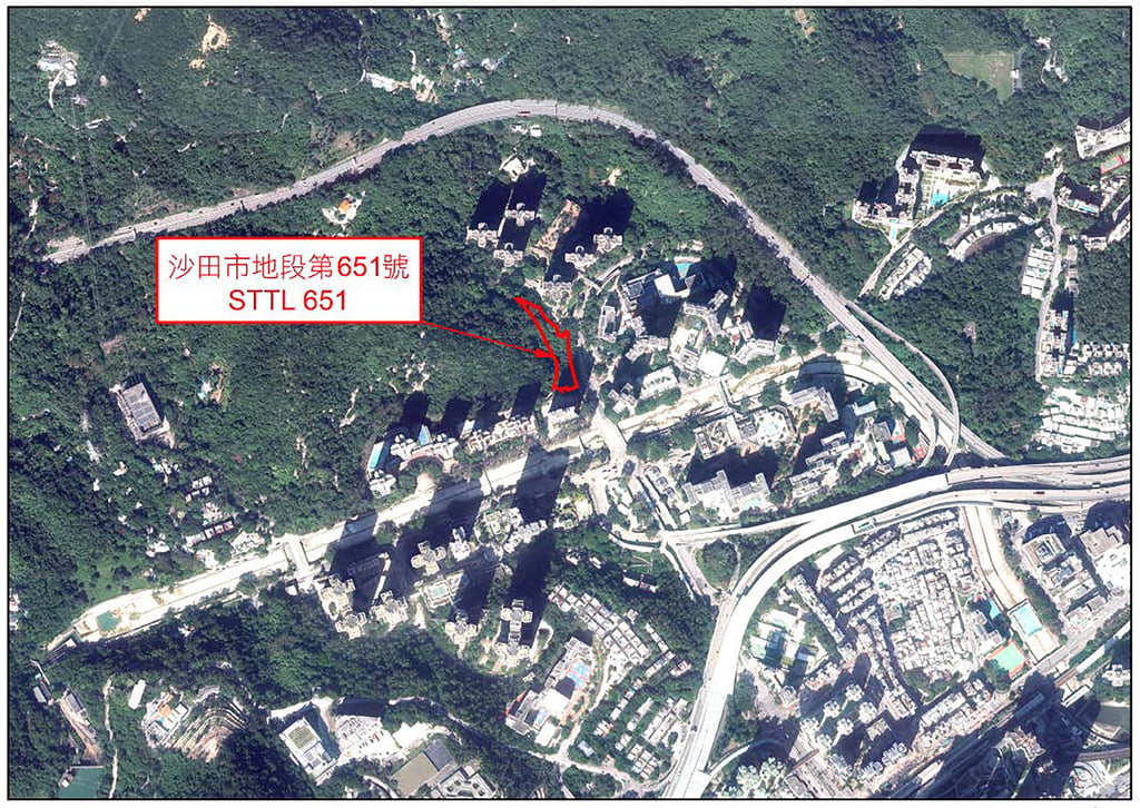 The 3,580-square-metre site is on Mei Tin Road. Photo: Lands Department
