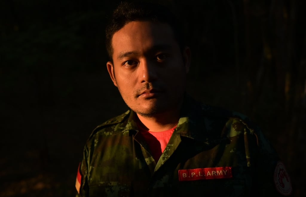Maung Saungkha, commander of the Bamar People’s Liberation Army (BPLA), pictured at their base camp in Kayin state, Myanmar, on January 13. Photo: Khu Sam