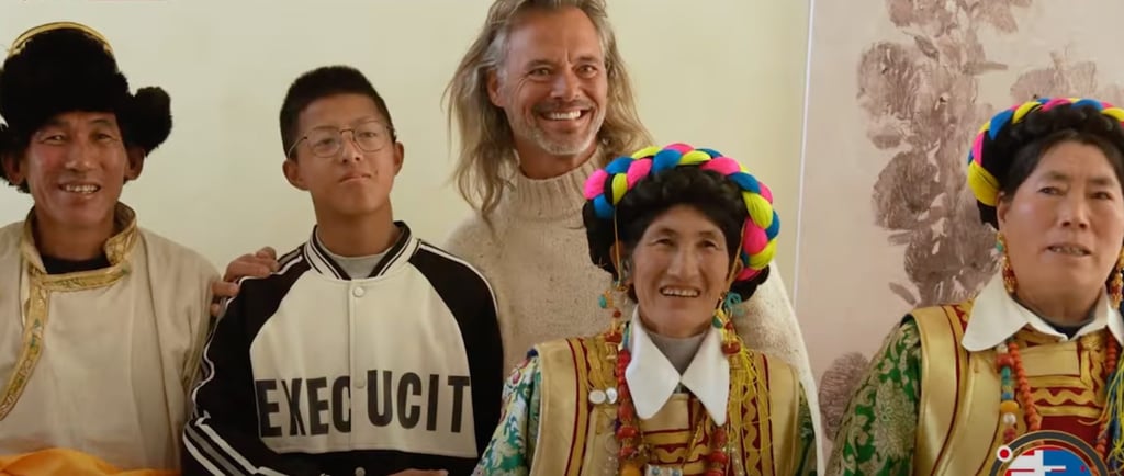Linden said his life changed with Chinese government scholarships for foreign students and he nervously applied at a US embassy. Photo: YouTube/China News Service