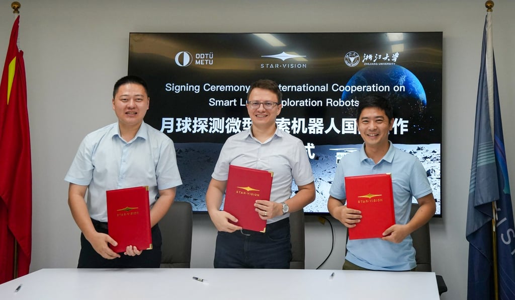Chinese private aerospace company STAR.VISION will collaborate with experts from Zhejiang University and Middle East Technical University in Turkey to develop lunar rovers for Chang’e-8. Photo: Handout
