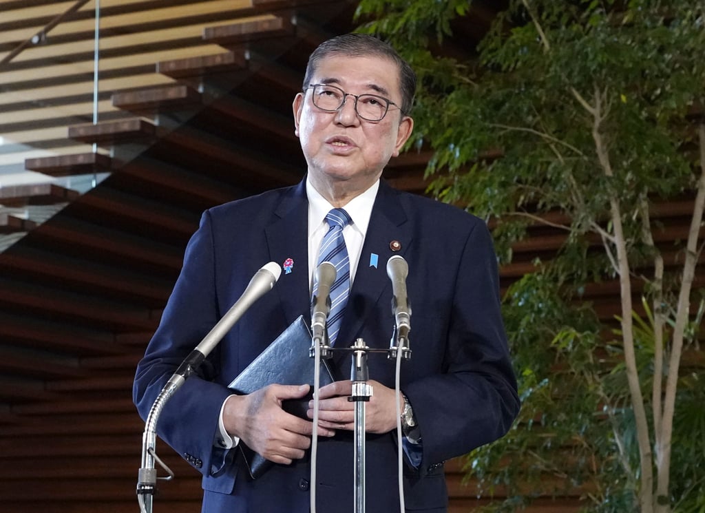 Japanese Prime Minister Shigeru Ishiba must convince Donald Trump that Japan-US ties are important. Photo: Kyodo